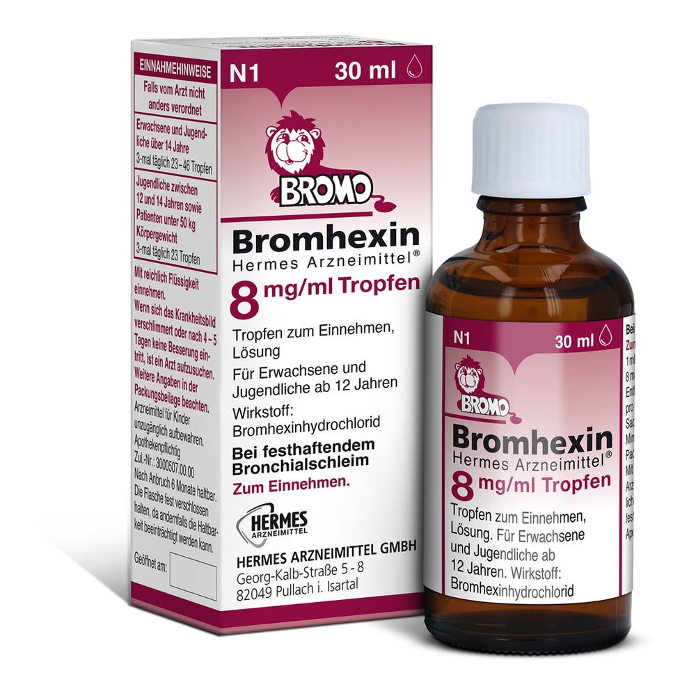 Bromhexin Hermes Arzneimittel 8mg/ml 30 ml