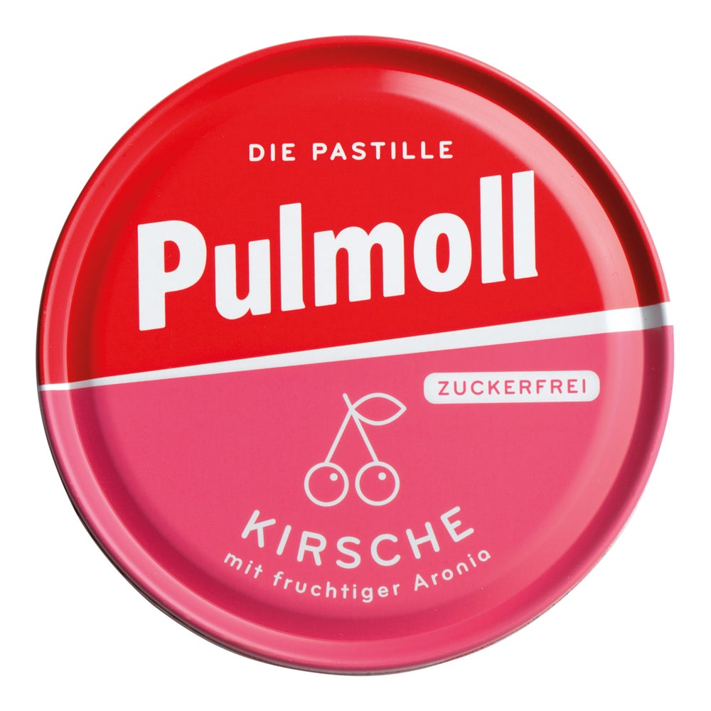 Pulmoll Halsbonbons Wildkirsch + Vitamin C zuckerfrei 50 g