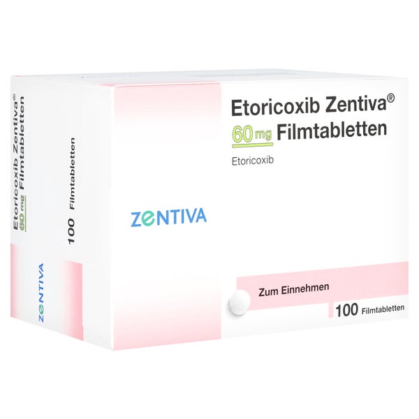 Etoricoxib Zentiva 60 mg Filmtabletten 100 St