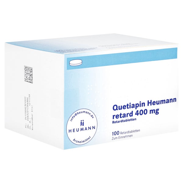 QUETIAPIN Heumann retard 400 mg Retardtabletten 100 St