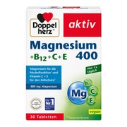 Doppelherz Magnesium 400+B12+C+E 30 St