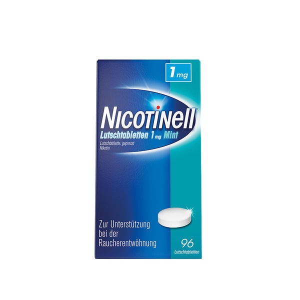Nicotinell Lutschtabletten 1 mg Mint 2X96 St