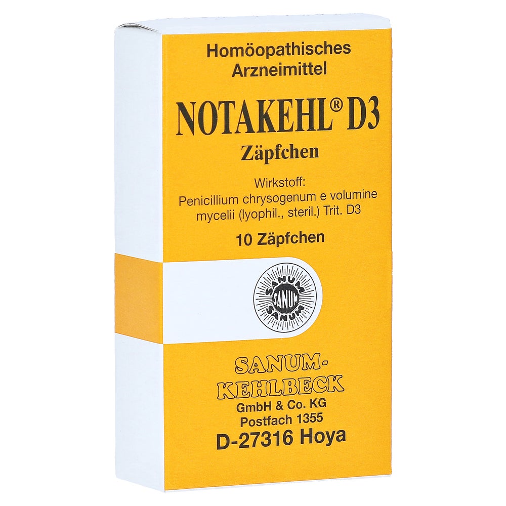 Notakehl D 3 Zäpfchen 10 St