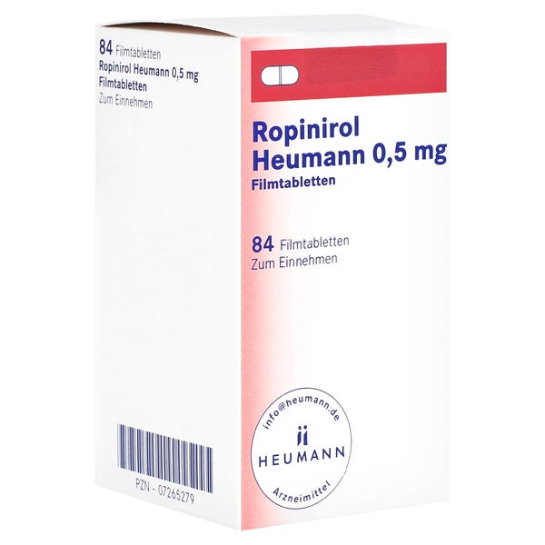 Ropinirol Heumann 0,5 mg Filmtabletten 84 St