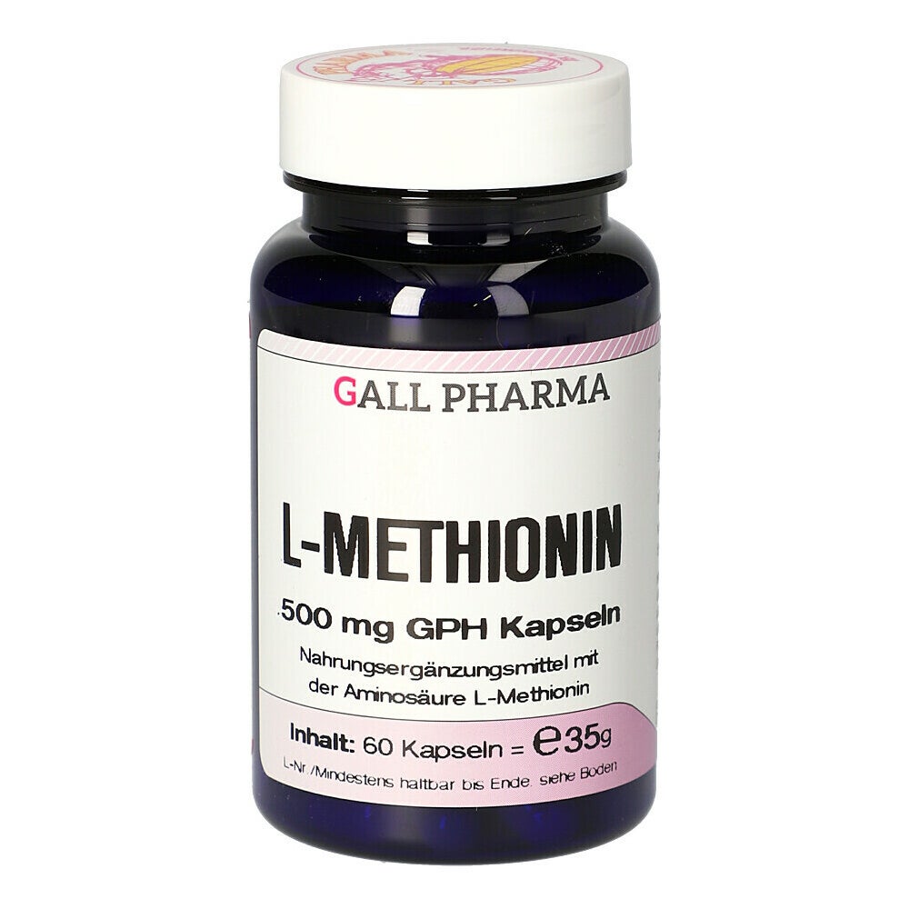 L-methionin 500 mg Kapseln 60 St