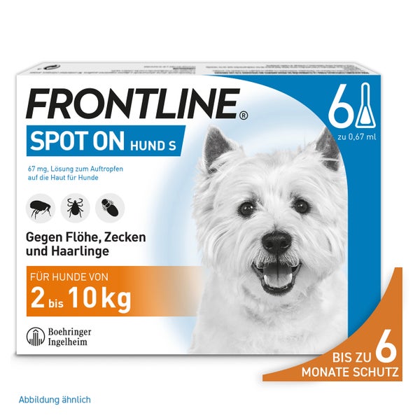 FRONTLINE SPOT-ON - Hund S 2-10 kg 6 St