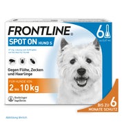 Produktabbildung: FRONTLINE SPOT-ON - Hund S 2-10 kg 6 St