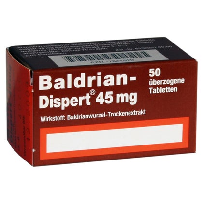 Baldrian Dispert 45 mg berzogene Tablet 50 St online kaufen | DocMorris
