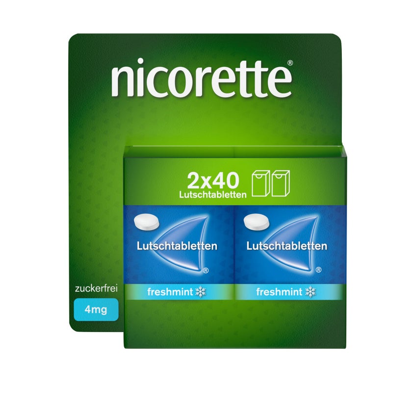 nicorette Lutschtablette freshmint 4 mg Nikotin 80 St