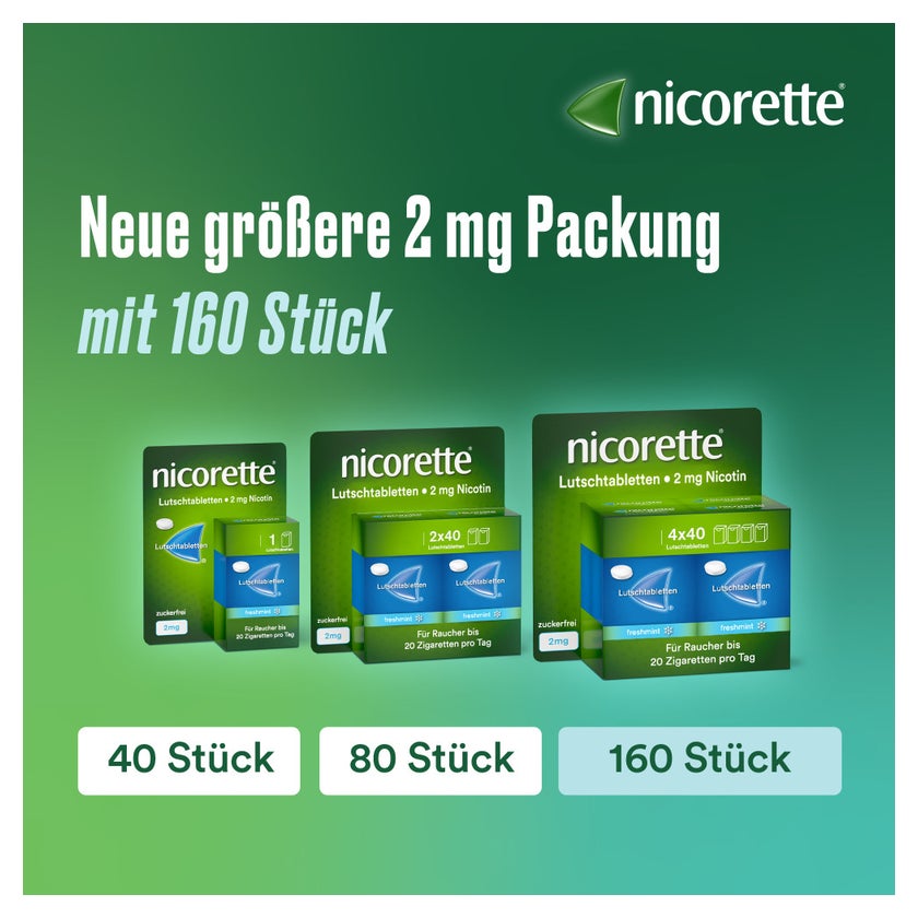 nicorette Lutschtablette freshmint 4 mg Nikotin 80 St