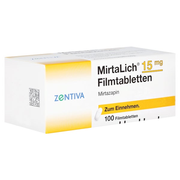 Mirtalich 15 mg Filmtabletten 100 St, 100 St online kaufen | DocMorris 
