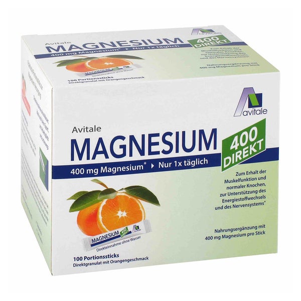 Avitale MAGNESIUM 400 mg DIREKT 100X2,1 g