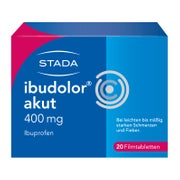 Produktabbildung: ibudolor akut 400mg Ibuprofen Filmtabletten 20 St