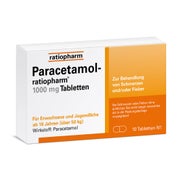 Produktabbildung: Paracetamol-ratiopharm® 1000 mg 10 St
