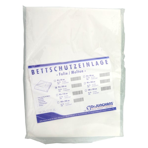 Bettschutzeinlage Folie Molton 70x100 cm 1 St