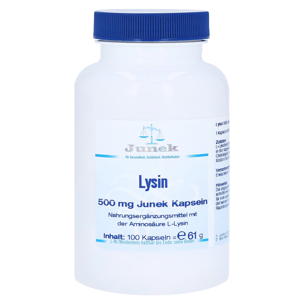 Lysin 500 mg Junek Kapseln 100 St