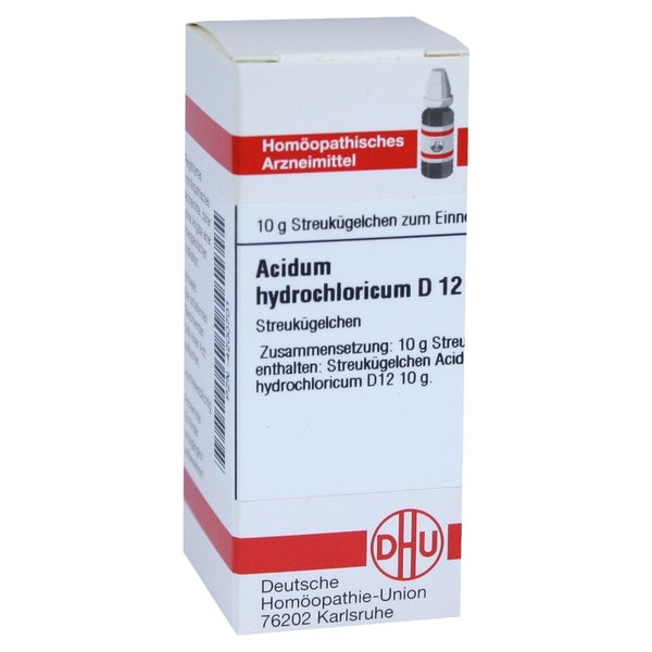 Acidum Hydrochloricum D 12 Globuli 10 g