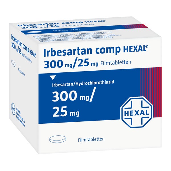 IRBESARTAN comp HEXAL 300 mg/25 mg Filmtabletten 98 St