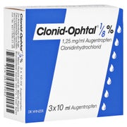 Clonid Ophtal 1/8% Augentropfen 3X10 ml