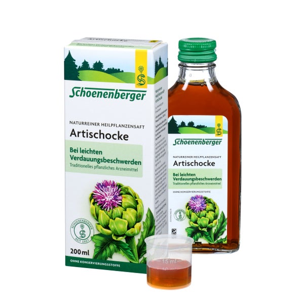 Schoenenberger Naturreiner Heilpflanzensaft Artischocke 200 ml