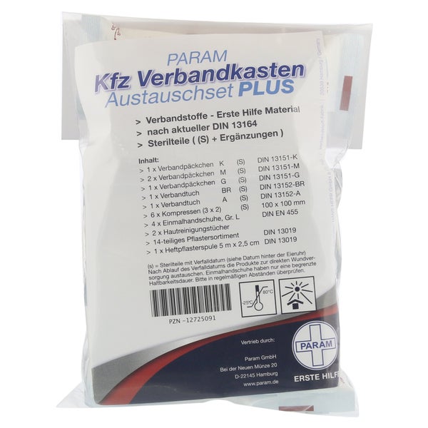 Verbandkasten Austauschset PLUS Kfz DIN 1 St