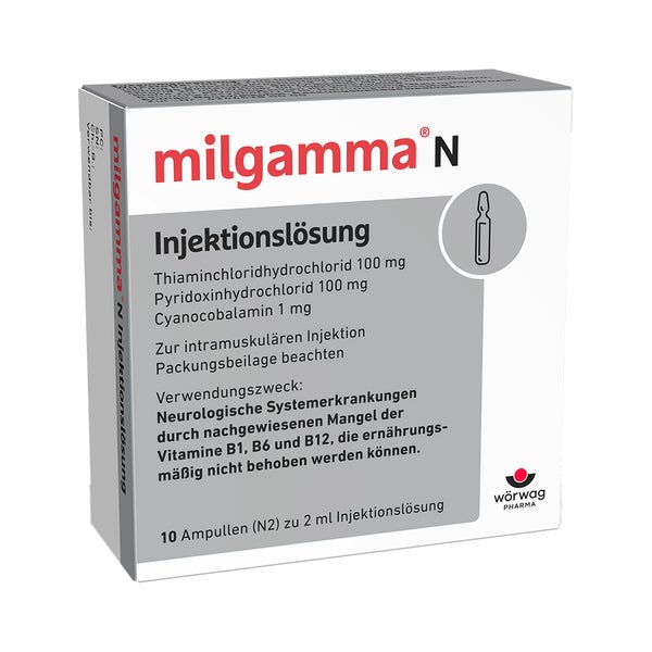 Milgamma N Injektionslösung Ampullen 10X2 ml