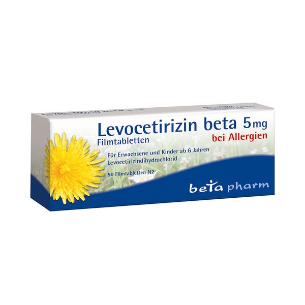 Levocetirizin beta 5 mg 50 St