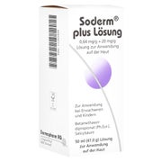 SODERM plus Lösung 0,64 mg/g + 20 mg/g Anw.a.Haut 50 ml