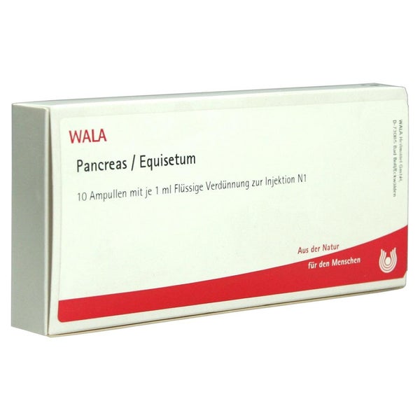 Pancreas/equisetum Ampullen 10X1 ml
