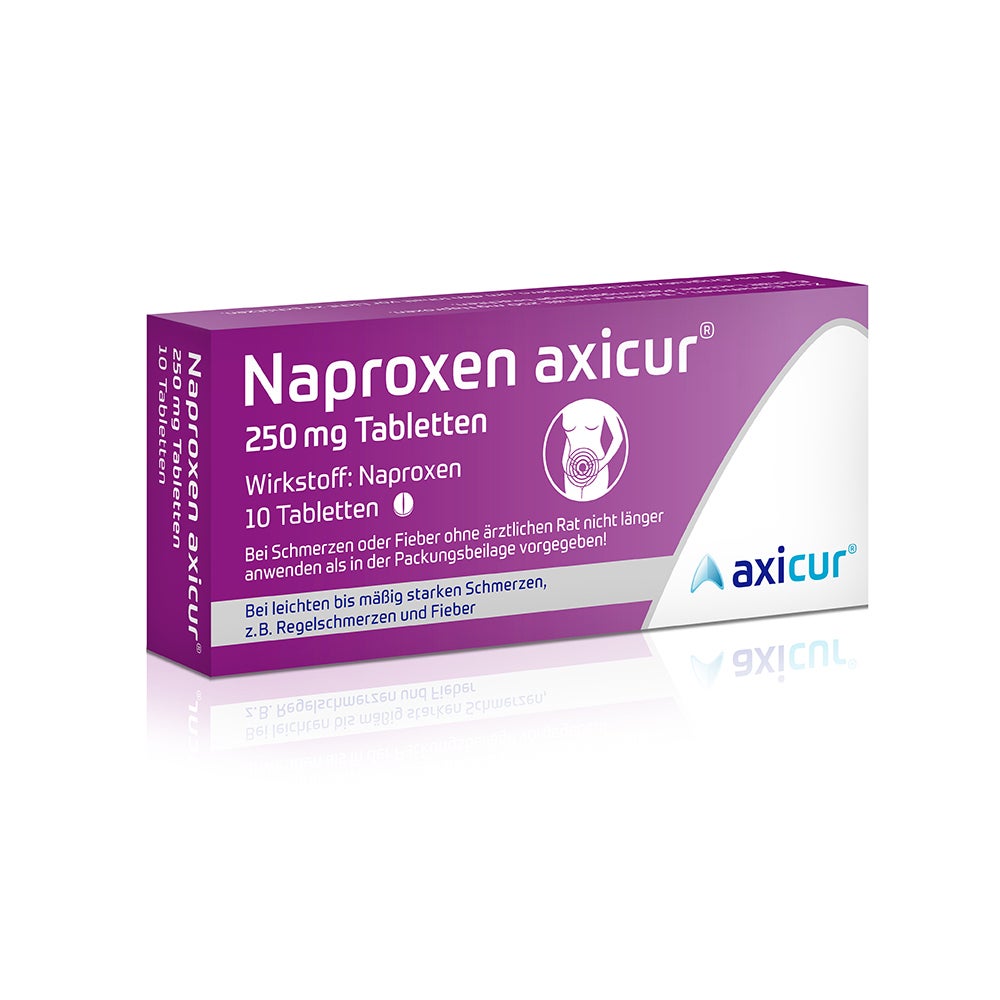 Naproxen axicur 250 mg 10 St
