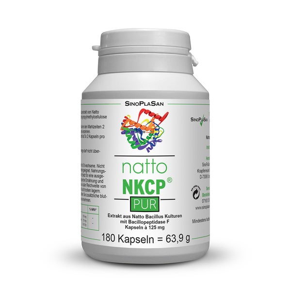 Natto NKCP PUR 125 mg Kapseln 180 St