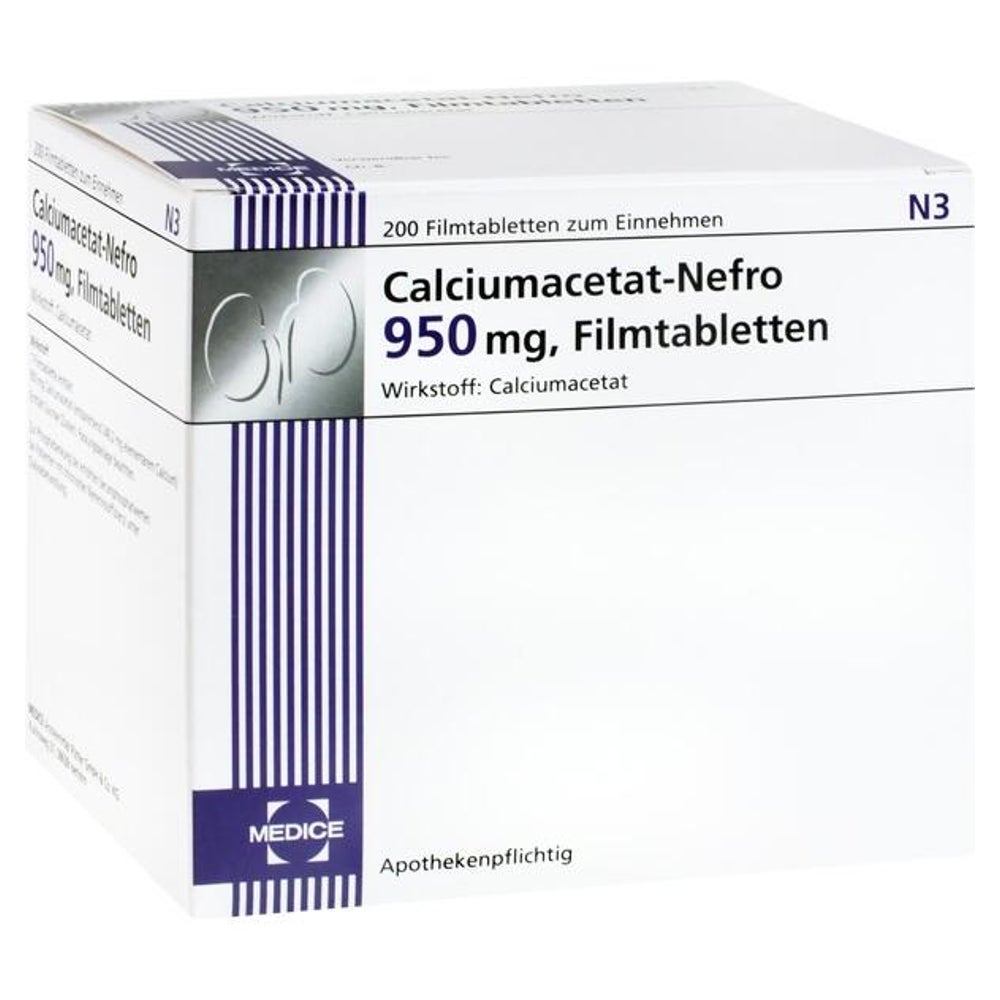 Calciumacetat-Nefro 950 mg 200 St