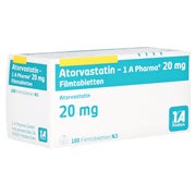 ATORVASTATIN-1A Pharma 20 mg Filmtabletten 100 St
