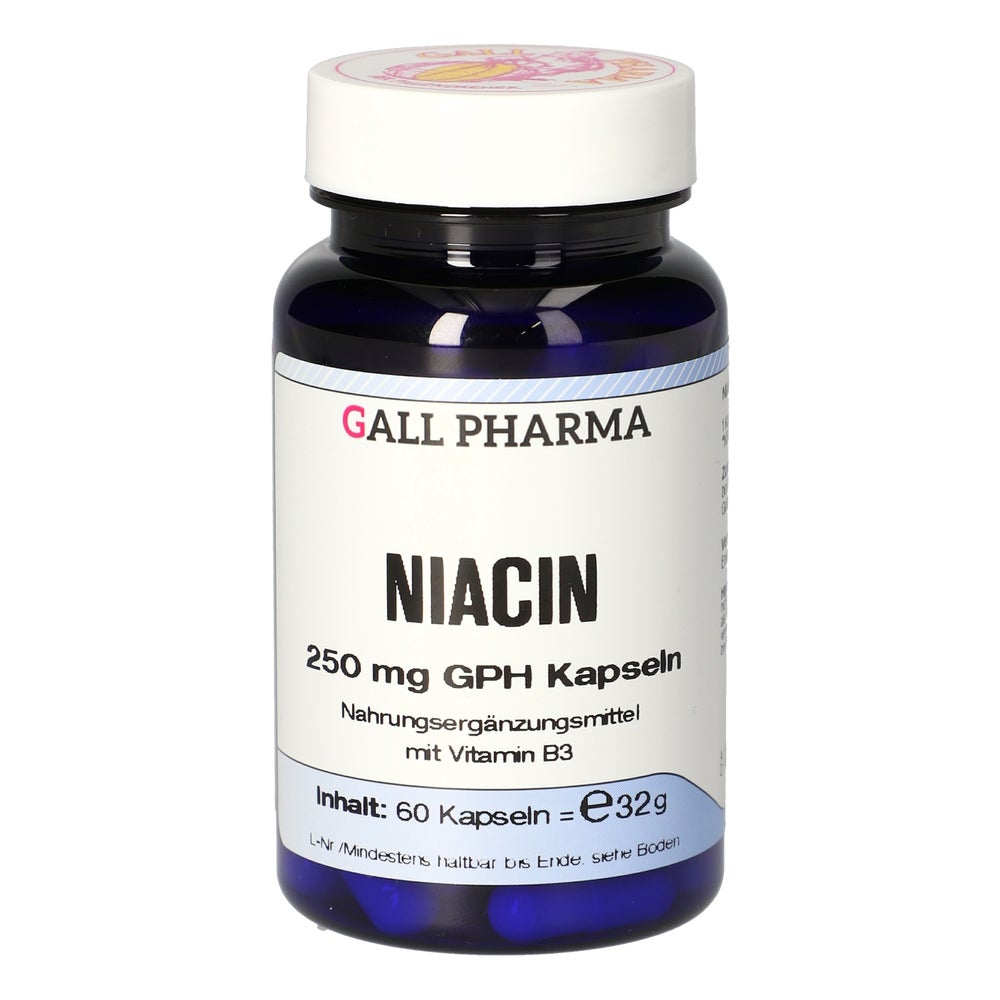 Niacin 250 mg GPH Kapseln 60 St
