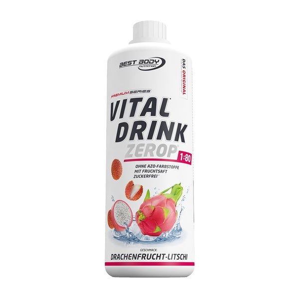 Best Body Vital Drink  Drachenfrucht Litschi 1000 ml