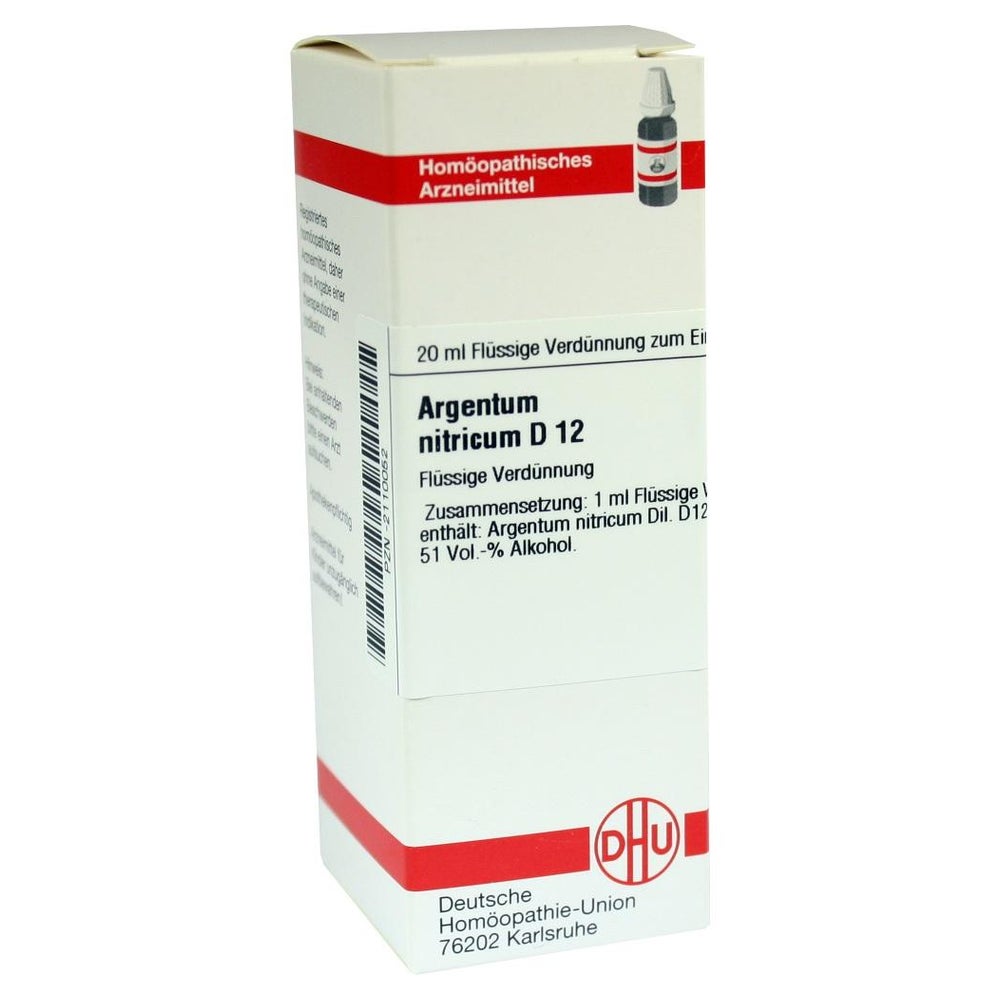 Argentum Nitricum D 12 Dilution 20 ml