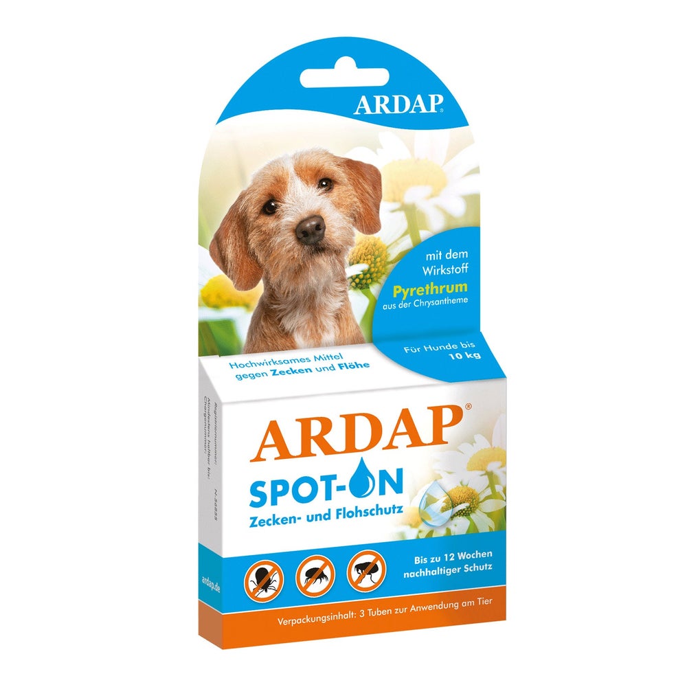 Ardap Spot-On für Hunde unter 10 kg 3 St
