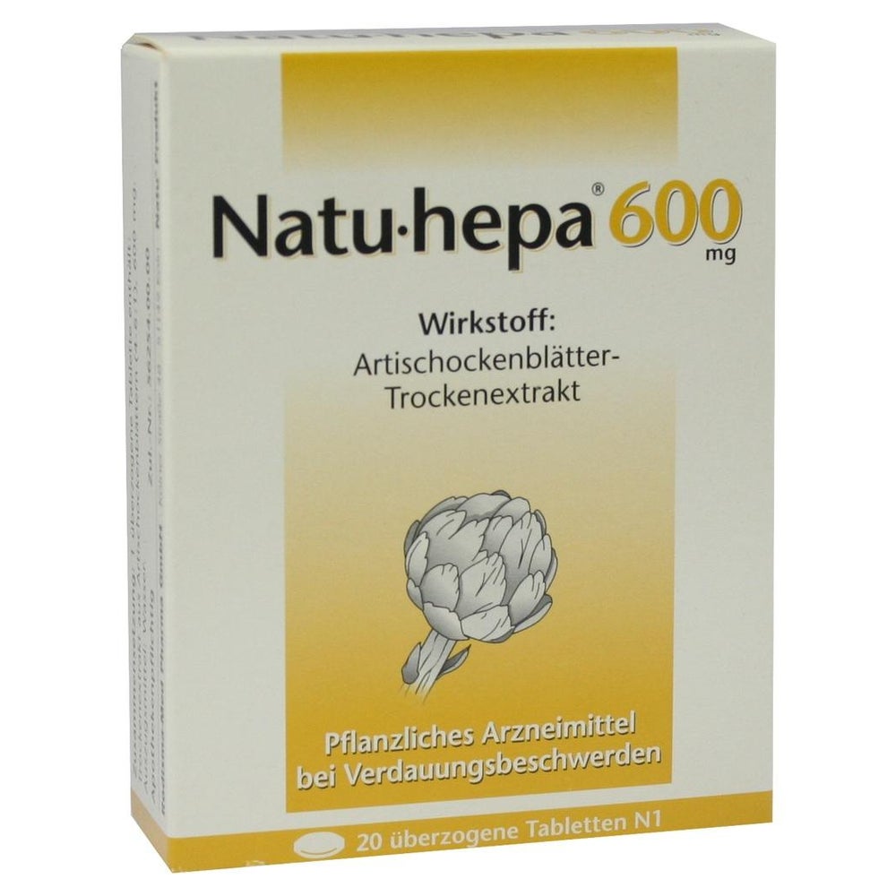NATU HEPA 600 mg überzogene Tabletten 20 St