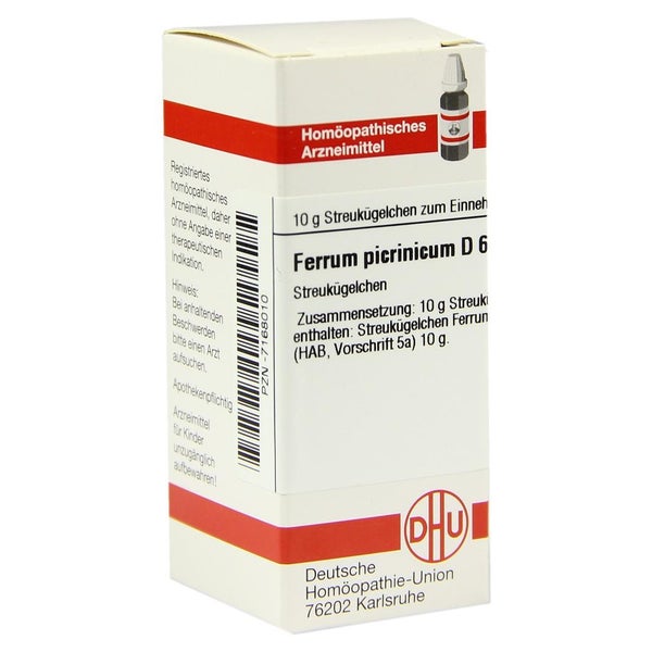 Ferrum Picrinicum D 6 Globuli 10 g