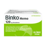 Produktabbildung: Binko Memo 120 mg Filmtabletten 60 St