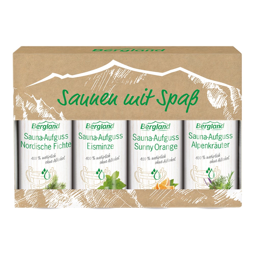 Saunen mit Spaß 4 versch.Sorten Konzentr 4X50 ml