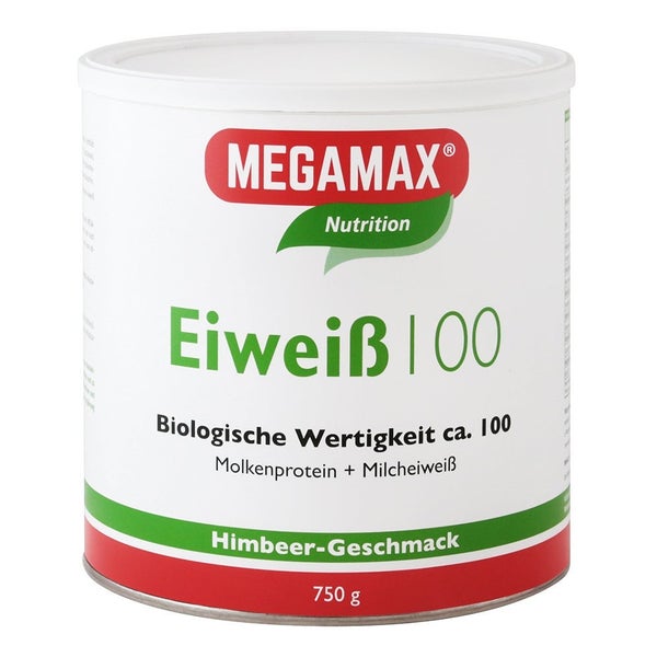 MEGAMAX® Eiweiß 100 Himbeere 750 g