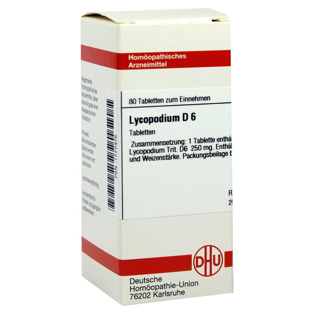 Lycopodium D 6 Tabletten 80 St