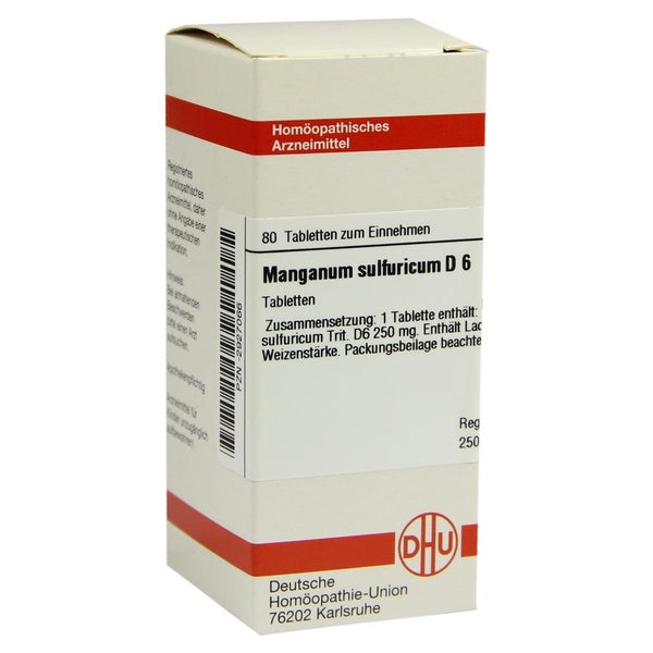 Manganum Sulfuricum D 6 Tabletten 80 St