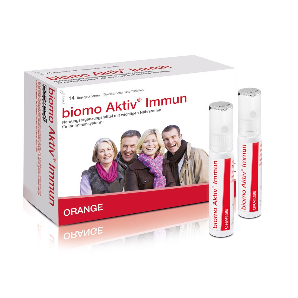 Biomo Aktiv Immun Trinkflaschen und Tabletten 14-Tagesportionen 1 P