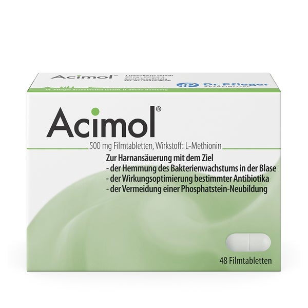 Acimol 500 mg Filmtabletten - ohne pH-Teststreifen 48 St