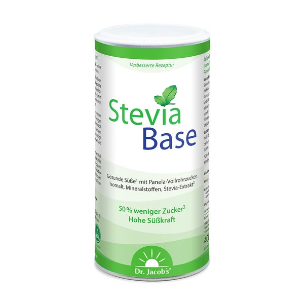 Dr. Jacob's SteviaBase Panela-Vollrohrzucker Isomalt Stevia 400 g