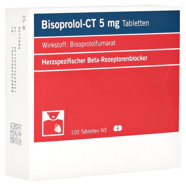 Bisoprolol-ct 5 mg Tabletten 100 St
