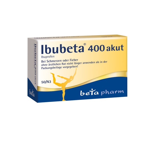 Ibubeta 400 akut Filmtabletten 50 St