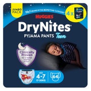 Huggies DryNites Nachtwindeln Jungen 4-7 Jahre, 64 St. 64 St